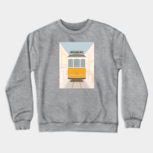 Lisbon Tram, Portugal Crewneck Sweatshirt